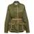 Prada Prada Re-Nylon Belted Jacket Green