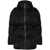 Prada Prada Re-Nylon Hooded Puffer Jacket Black