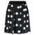 MSGM Msgm Polka Dot Pleated Mini Skirt WHITE