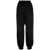 MSGM Msgm Logo-Embroidered Tapered-Leg Trousers Black