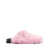 MSGM Msgm Logo-Patch Brushed Leather Mules PINK