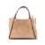 Stella McCartney Stella Mccartney Stella Logo Crossbody Tote Bag Beige