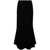 D.EXTERIOR D.Exterior Wool Midi Flared Skirt Black