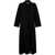 D.EXTERIOR D.Exterior Wool And Silk Long Flared Coat Black