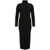 D.EXTERIOR D.Exterior Fitted Midi Dress In Wool Black