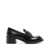 Miu Miu Miu Miu Brushed Leather Penny Loafers Black