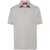 Gucci Gucci Web Detail Cotton Polo Shirt GREY