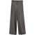 Alberta Ferretti Alberta Ferretti Wide-Leg Satin Trousers GREY