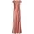 Alberta Ferretti Alberta Ferretti Satin Long Dress With A V-Neck PINK