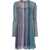 MISSONI BEACHWEAR Missoni Striped Short Dress CLEAR BLUE