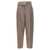 Fendi Fendi Carrot Fit Pants GRAY