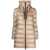 Moncler Moncler Quilted 'Suyen Long Parka' Down Jacket GREY