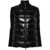 Moncler Moncler Black Down Jacket With Inserts Black