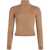 Patou Patou Front Logo-Patch Merino Wool Sweater Beige