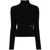 Patou Patou Front Logo-Patch Merino Wool Sweater Black