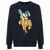 PS PAUL SMITH Ps Paul Smith Painted Bunny Cotton Sweatshirt BLUE