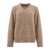 Brunello Cucinelli Brunello Cucinelli English Rib Sweater With Monili Beige