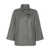 Fay Fay High Collar Wool Cape GREY