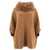 GIOVI Giovi Wool And Cashmere Poncho Beige