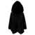 GIOVI Giovi Wool And Cashmere Poncho Black