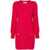 Blumarine Blumarine Ruby Red Ribbed Dress RED