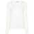 Blumarine Blumarine White Fine-Knit Cardigan WHITE