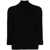 Blumarine Blumarine Black Fine-Knit Turtleneck Sweater Black