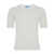 Blumarine Blumarine Fine-Knit Short-Sleeve Top WHITE