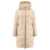 Peserico Peserico Down Coat With Punto Luce Detail Beige