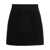 Patou Patou Mid-Rise Cashmere Blend Miniskirt Black