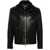 Dondup Dondup Lamb Leather Jacket With Hood Black