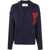 AMI Paris AMI Paris Boxy Red Adc Cardigan Clothing BLUE