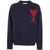 AMI Paris AMI Paris Red Adc Sweater Clothing BLUE