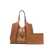 TOD'S Tod'S Medium T Timeless Calf Leather Tote Bag With Pouch BROWN