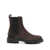 TOD'S Tod'S Chelsea Boots In Mixed Calf Leather With Studs BROWN