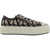 Valentino Garavani Toile Iconographe Sneakers NATURALE-NERO/FONDANT