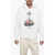 Palm Angels Douby Lost Amazonia Hoodie Sweatshirt With Graphic Print White