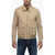 CORNELIANI Zipped Overshirt With Flap Pockets Beige