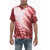 Blue Sky Inn Tie-Dye Print Shirt Sleeved Shirt Red