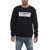 Dondup Crewneck Sweatshirt With Lettering Print Black