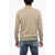 Dondup Oversized V-Neckline Sweater Beige