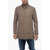 CORNELIANI Id Lightweight Jacket With Mandarin Collar Brown