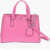 Michael Kors Hammered Leather Chantal Hand Bag Pink