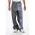 OBJECTS IV LIFE Two-Toned Wide Leg Denims Blue