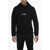 Neil Barrett Brushed Cotton Olympian Skateboarder Hoodie Black