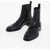 Christian Louboutin Lether Boabi Boots With Elastic Inserts Black