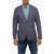 CORNELIANI Id Linen Half-Lined Blazer Blue