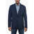 CORNELIANI Unlined Blazer With Welt Pockets Blue