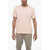 Stone Island Shadow Project Crewneck T-Shirt With Print Pink