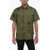 JUNYA WATANABE Short-Sleeved Shirt With Basquiat Pattern Military Green